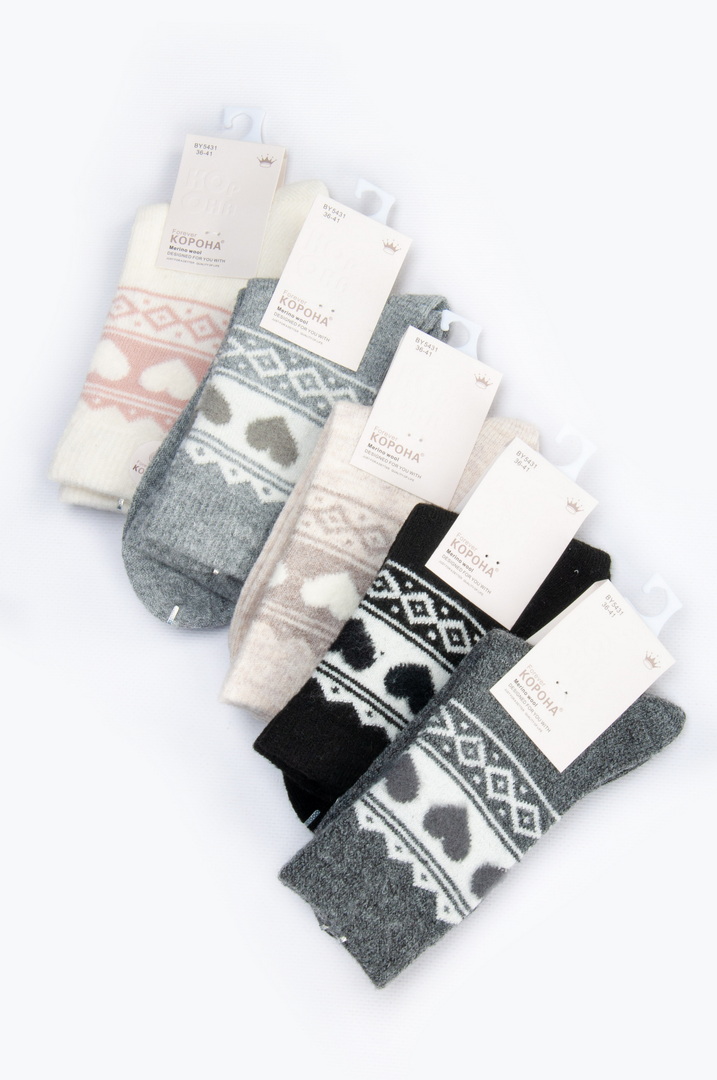 Шкарпетки жіночі вовняні